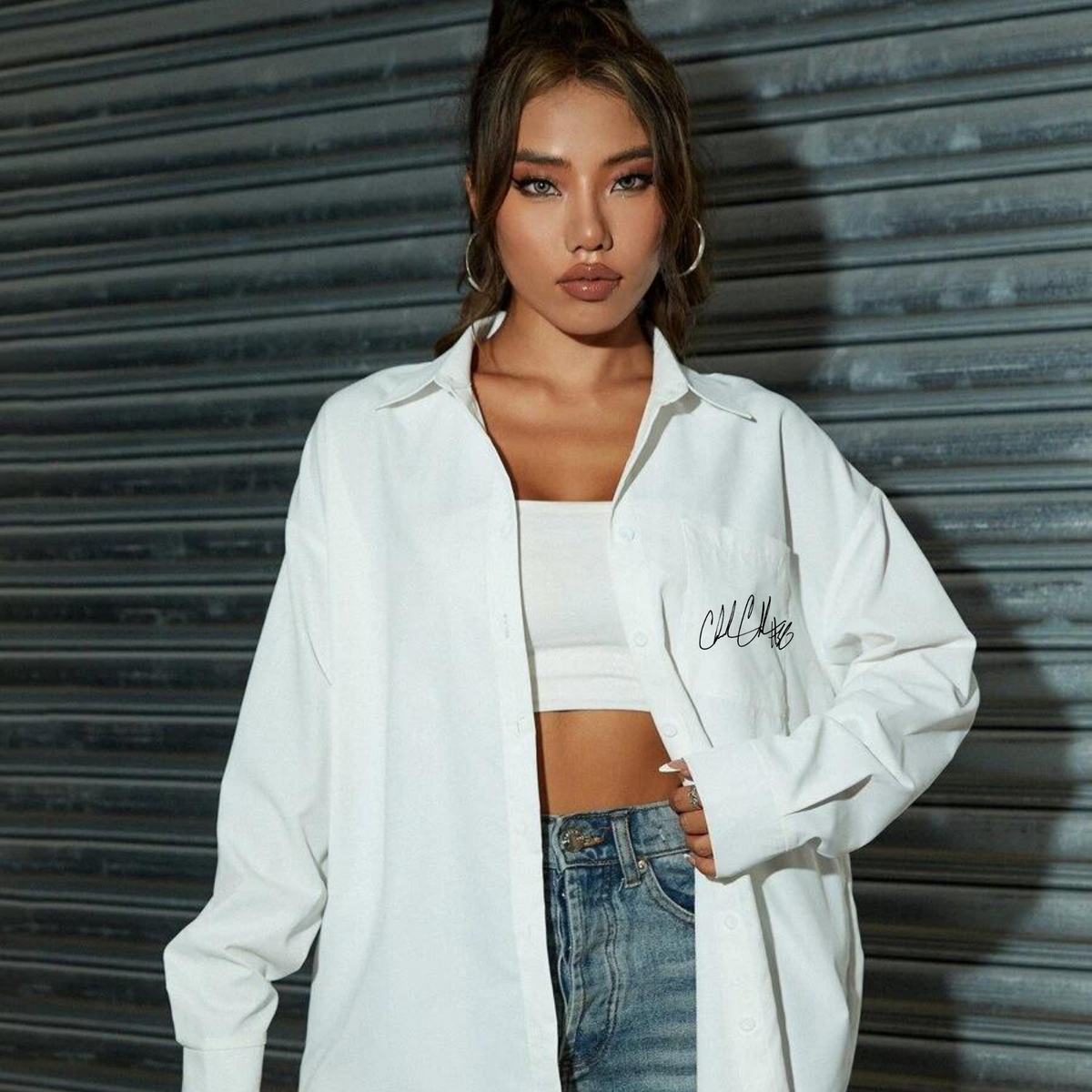 PLAYING CARD BUTTON UP