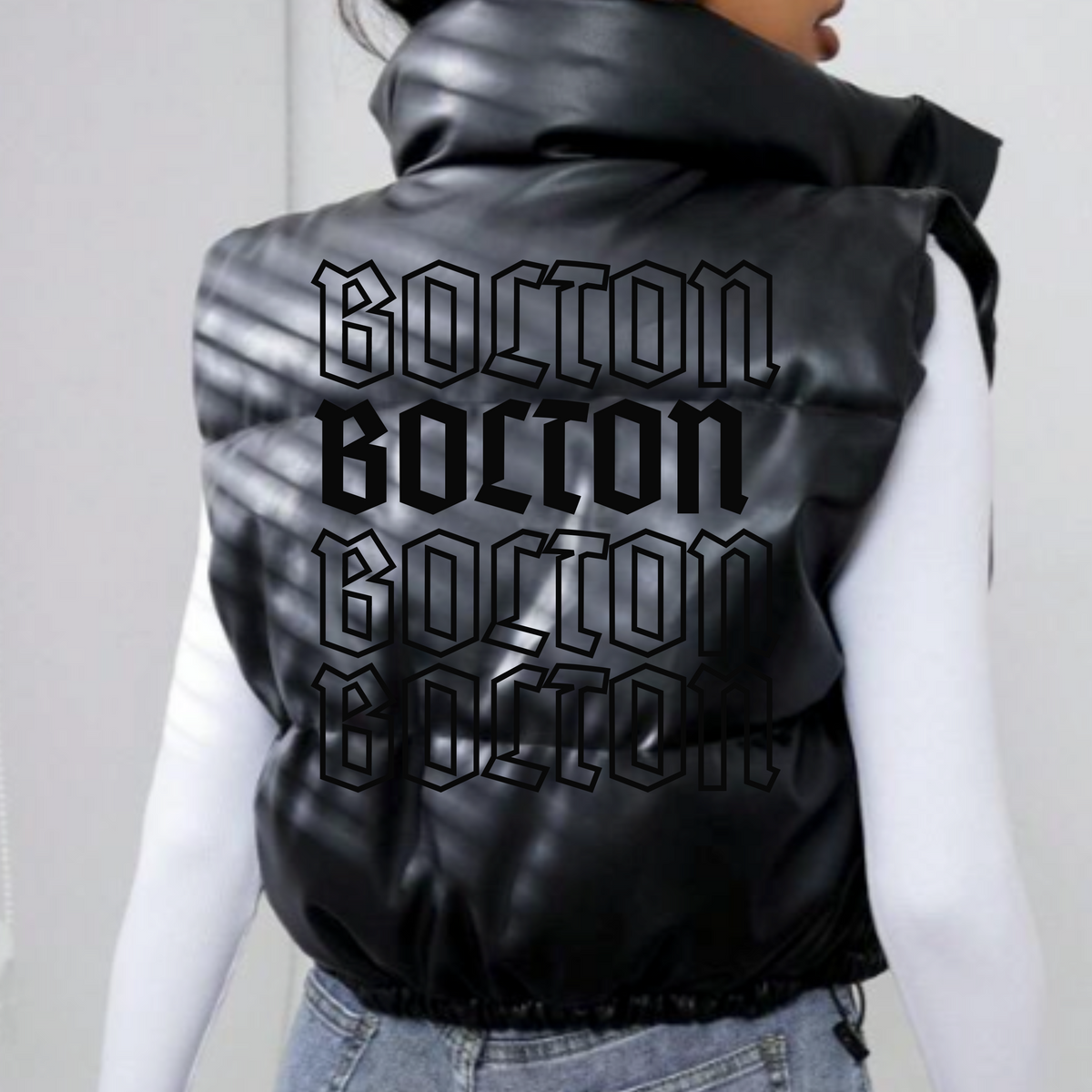 SMOOTH AND SILKY LEATHER PUFFER VEST