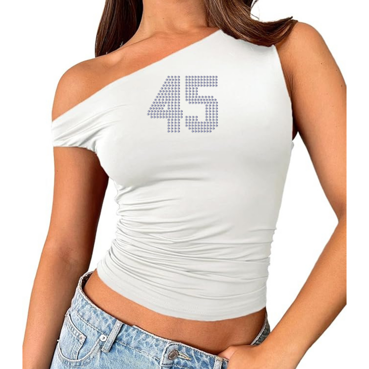 TRENDY BLING - OFF SHOULDER TEE
