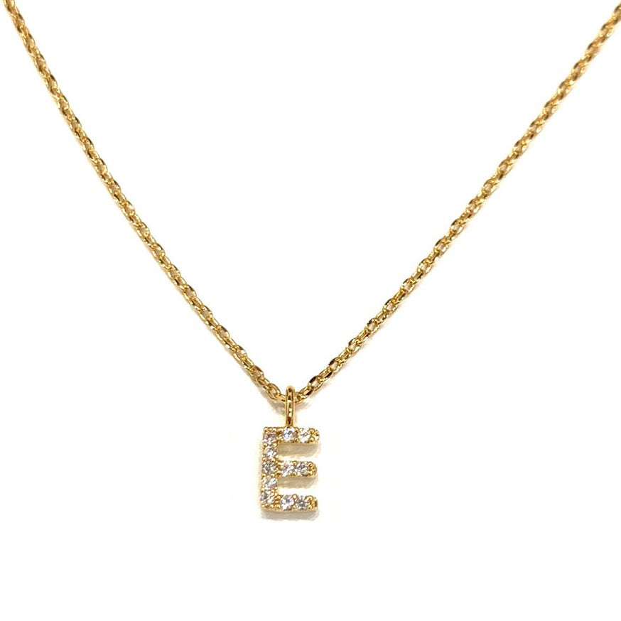 INITIAL NECKLACE - E