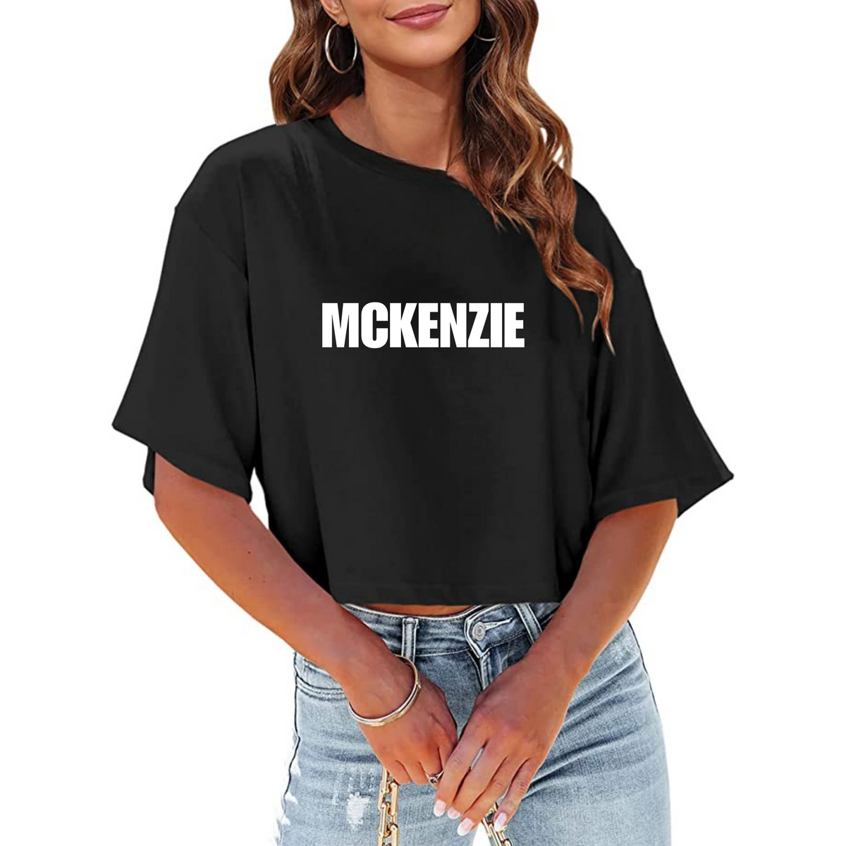 KEEP IT SIMPLE   - LOOSE CROP TOP