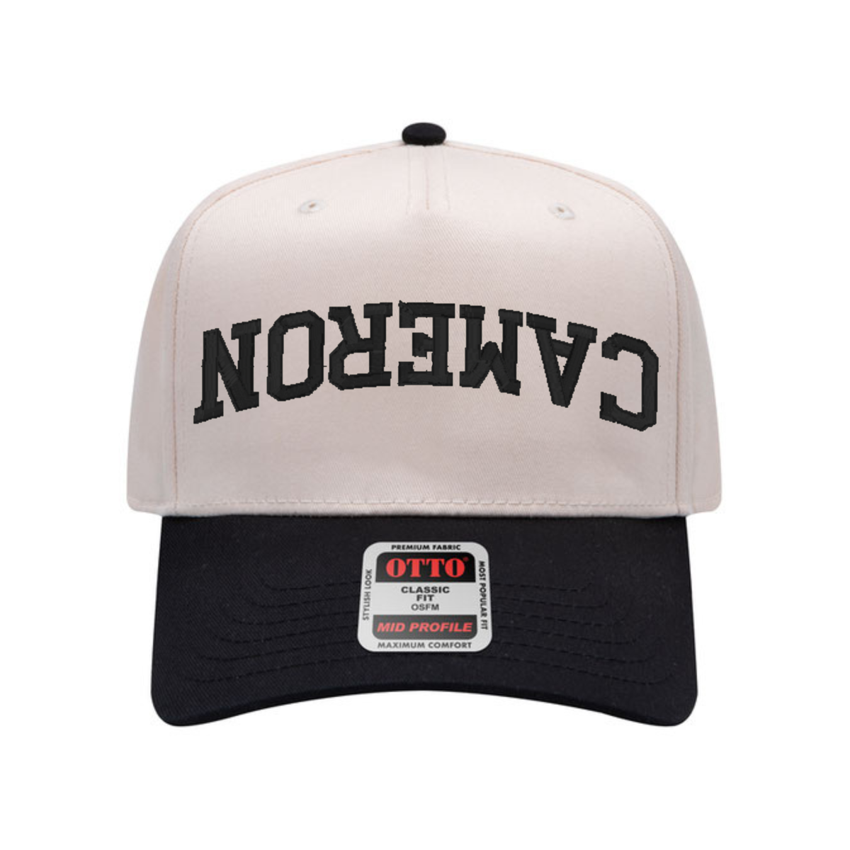 UPSIDE DOWN BASEBALL CAP - EMBROIDERY