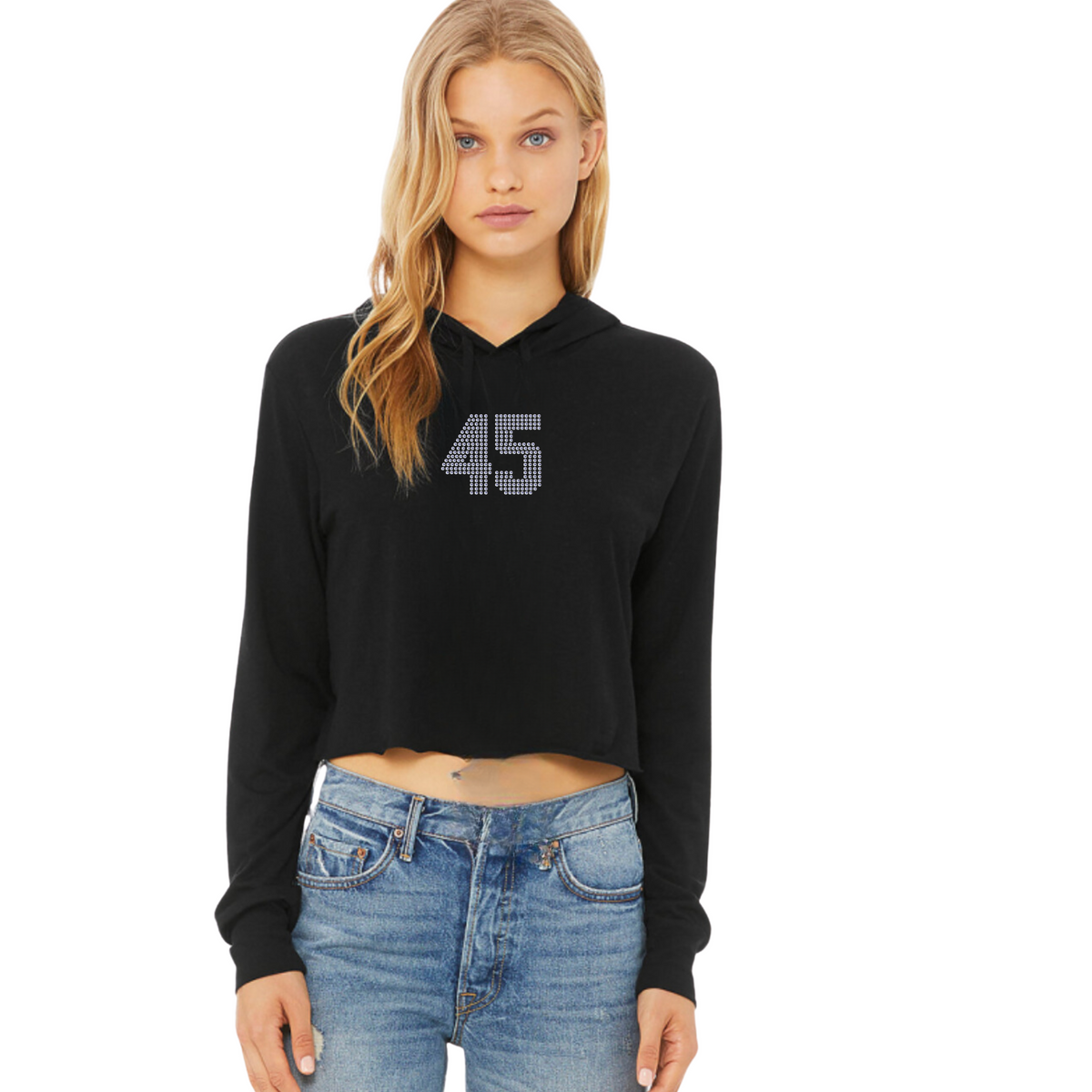 TRENDY BLING - CROPPED PULLOVER