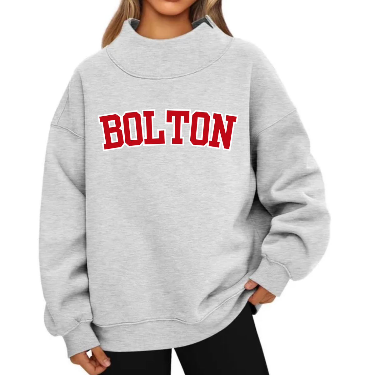 LETS CHILL MOCK NECK