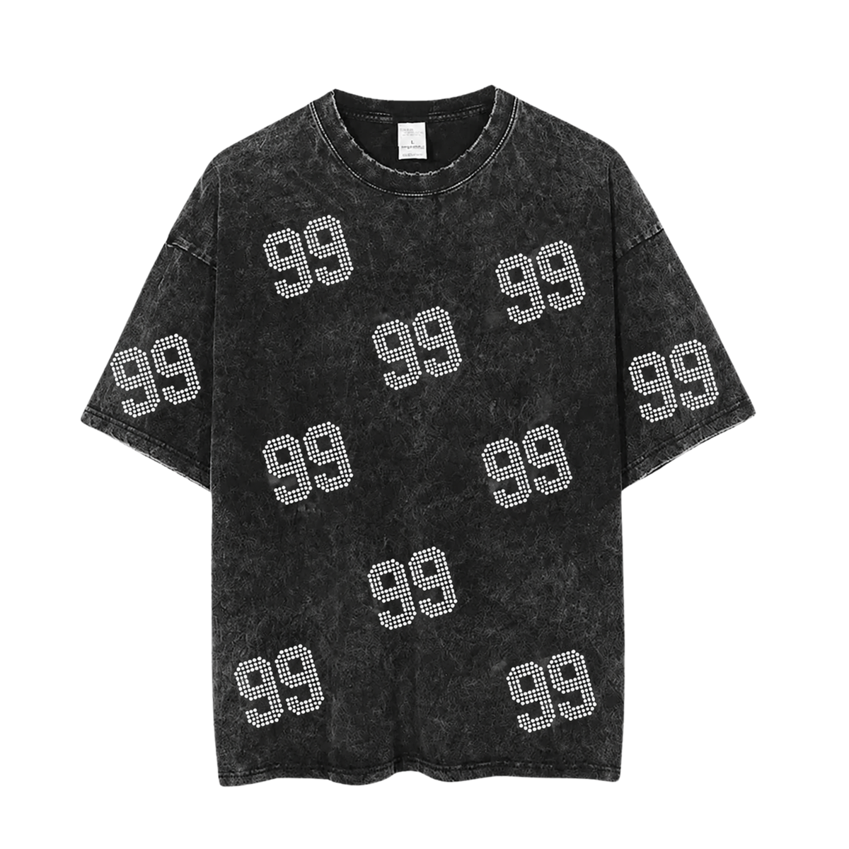ALL OVER TRENDY BLING - ACID WASH