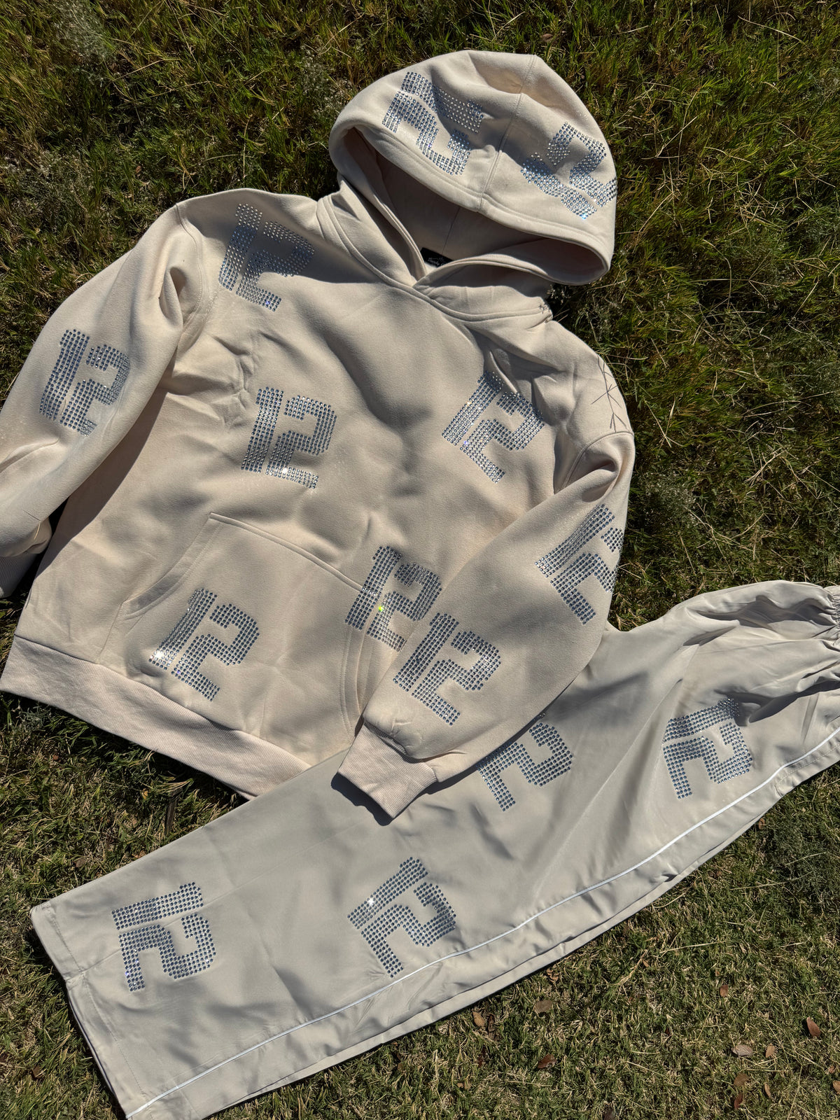 BLINGED BABE TRACK PANTS