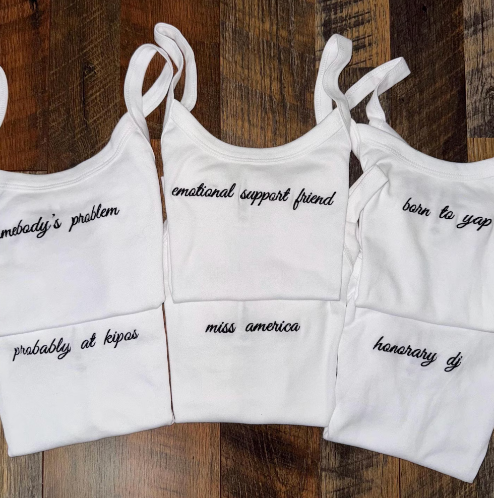 ANYTHING TANK - EMBROIDERED